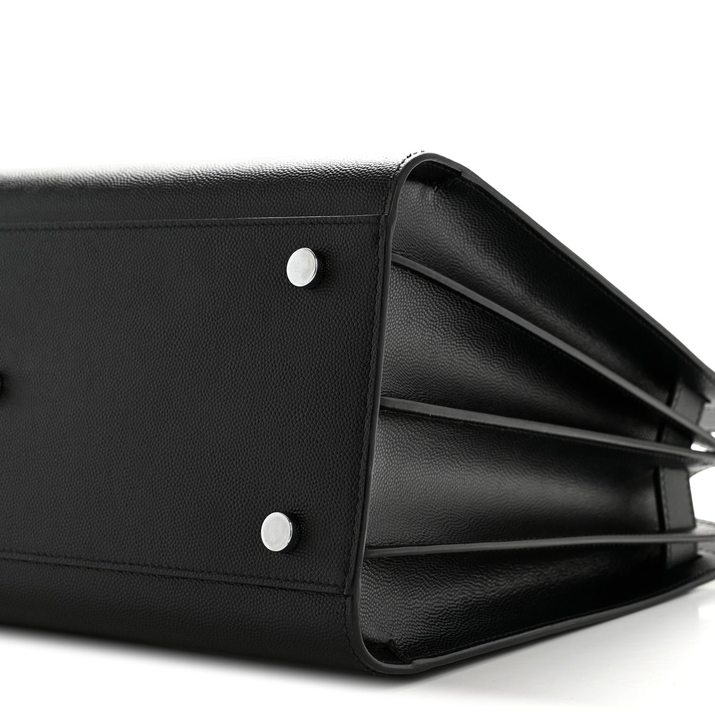 Grained Calfskin Small Sac De Jour Black
