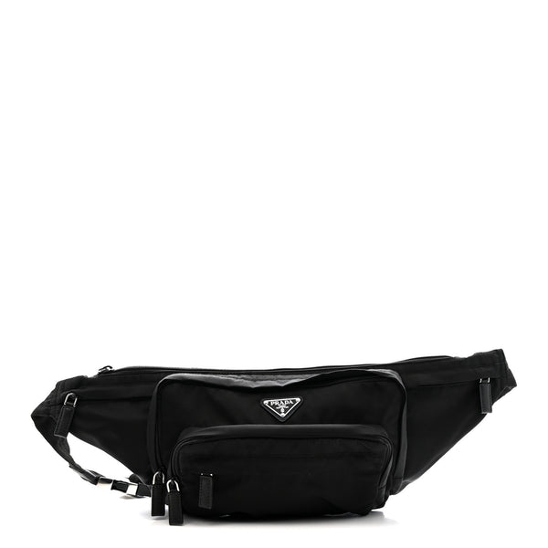 バッグ PRADA MARSUPIO TESSUTO 2WAY BODY BAG Prada Re-Nylon Tessuto Marsupio Belt Bag Black 1806347 – FASHIONPHILE