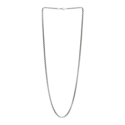 David Yurman Sterling Silver 3.6mm Medium Box Chain Necklace 24" 3 of 4