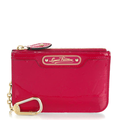 Louis Vuitton Vernis Key Pouch Rose Indien 1 of 8