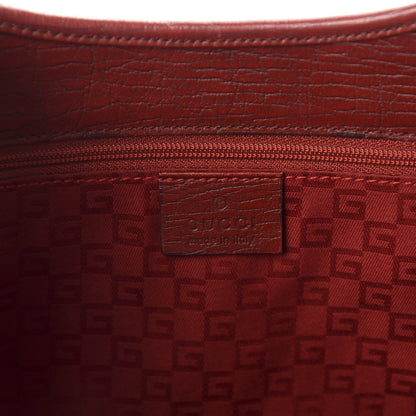 Gucci Calfskin Small Bardot Bag Red 7 of 9