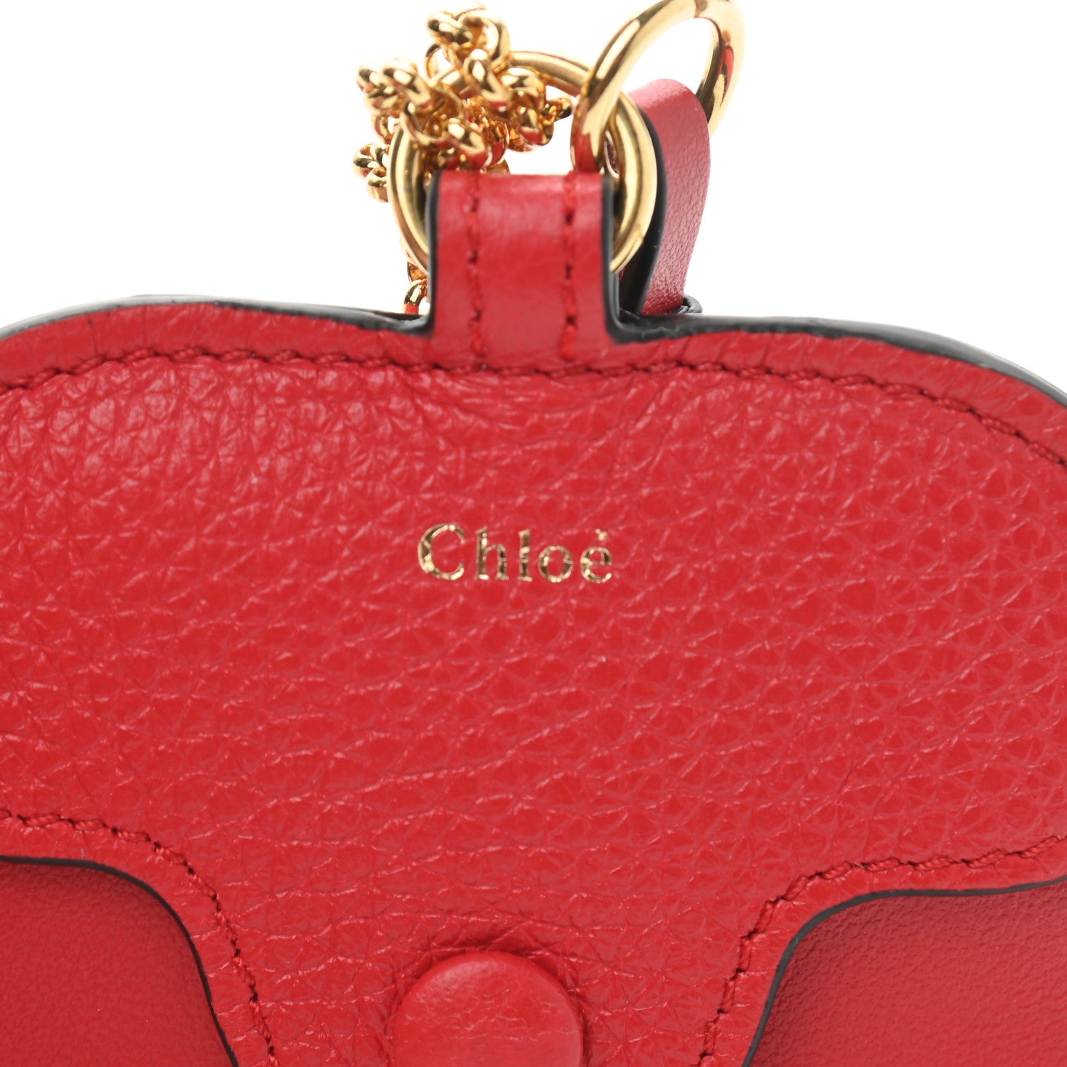 Chloe Calfskin Airpods Pro Case Juicy Red 6 of 6