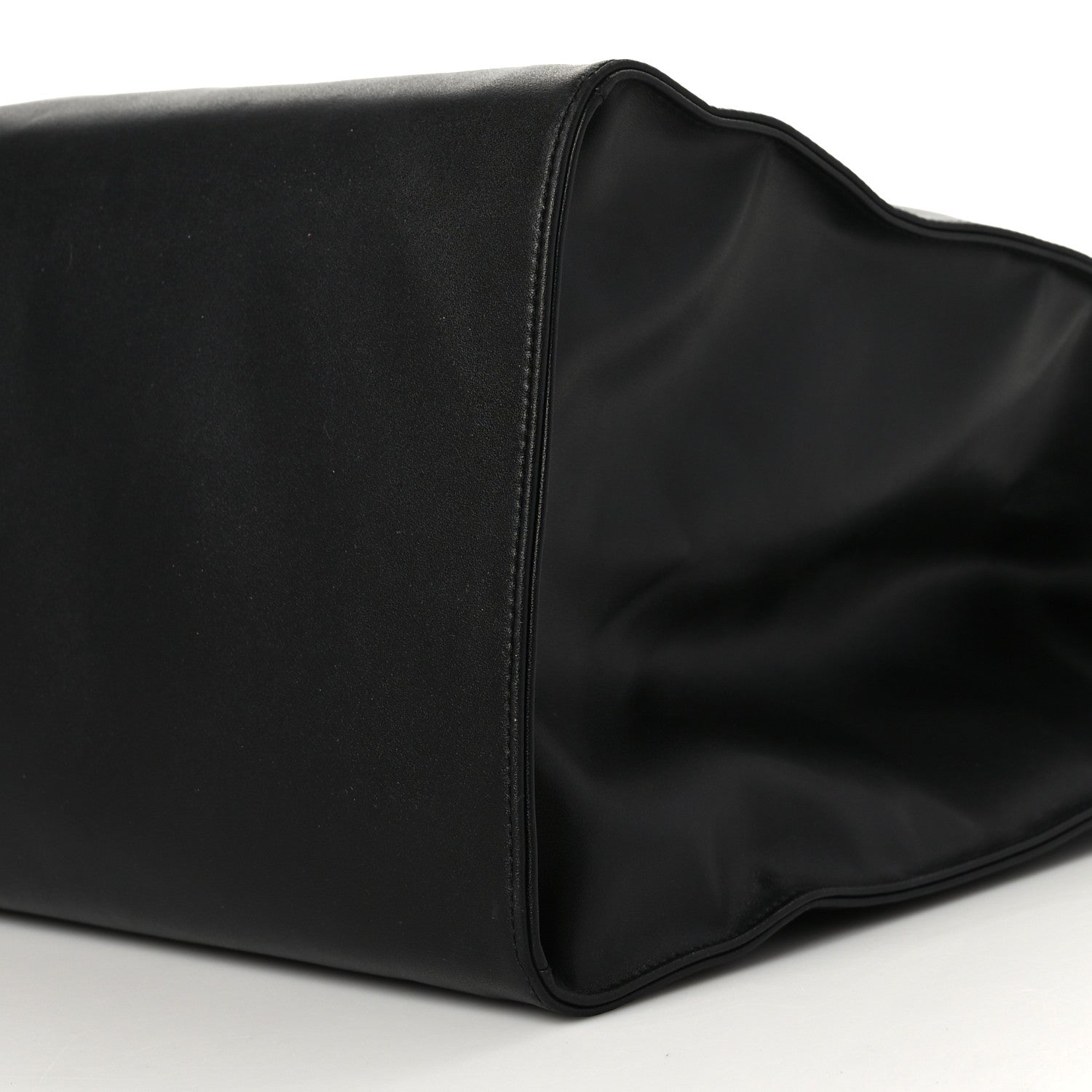 Telfar Vegan Leather Large Shopping Bag Black 8 of 9
