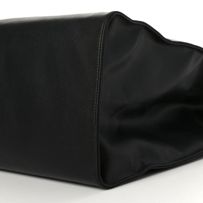 Telfar Vegan Leather Large Shopping Bag Black 8 of 9