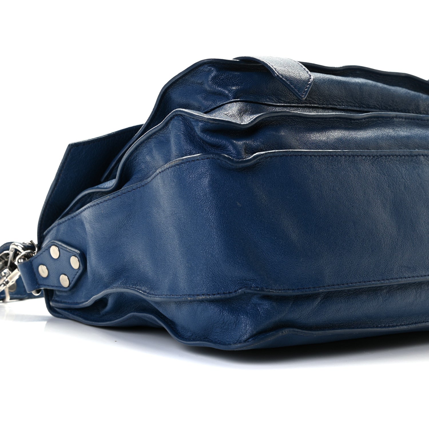 Proenza Schouler Lambskin Medium PS1 Satchel Navy 8 of 11