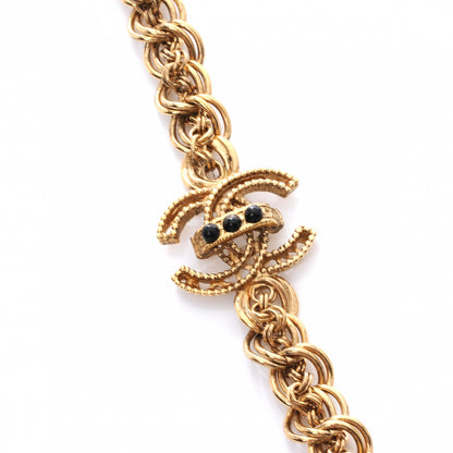 Chanel Paris Byzance Long CC Necklace Gold 3 of 5