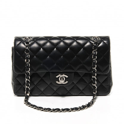 Chanel Lambskin Small Double Flap Black 1 of 8