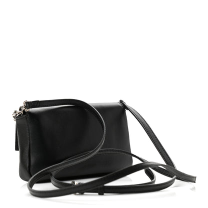 Fendi Shiny Nappa Rabbit Fur Crystal Flowerland Micro Buggie Baguette Black Mojito Multicolor 5 of 13
