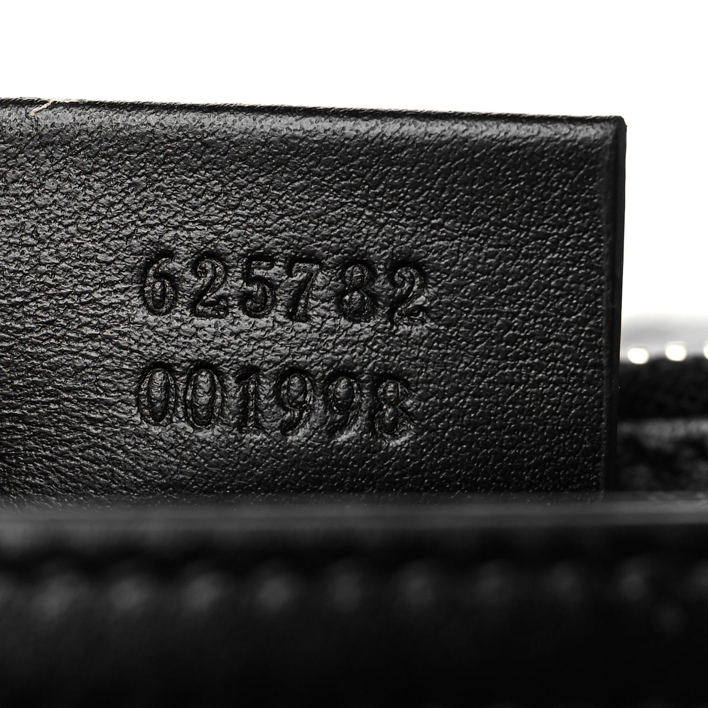 Calfskin GG Tennis Embossed Messenger Bag Black