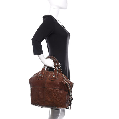 Givenchy Wrinkled Lambskin Medium Chain Wrap Nightingale Brown 3 of 10