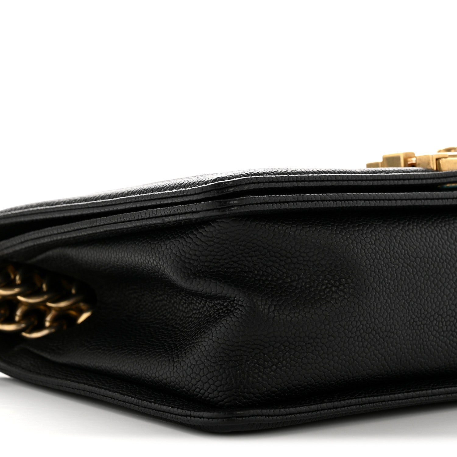 Chanel Caviar Quilted Medium Boy Flap Black 9 of 12