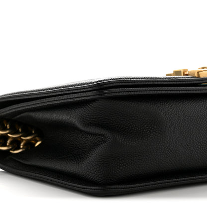 Chanel Caviar Quilted Medium Boy Flap Black 9 of 12