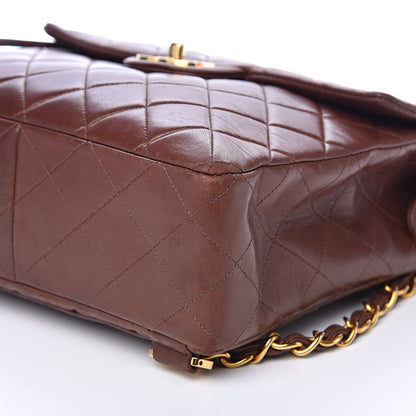 Chanel Lambskin Quilted Backpack Brown 9 of 20