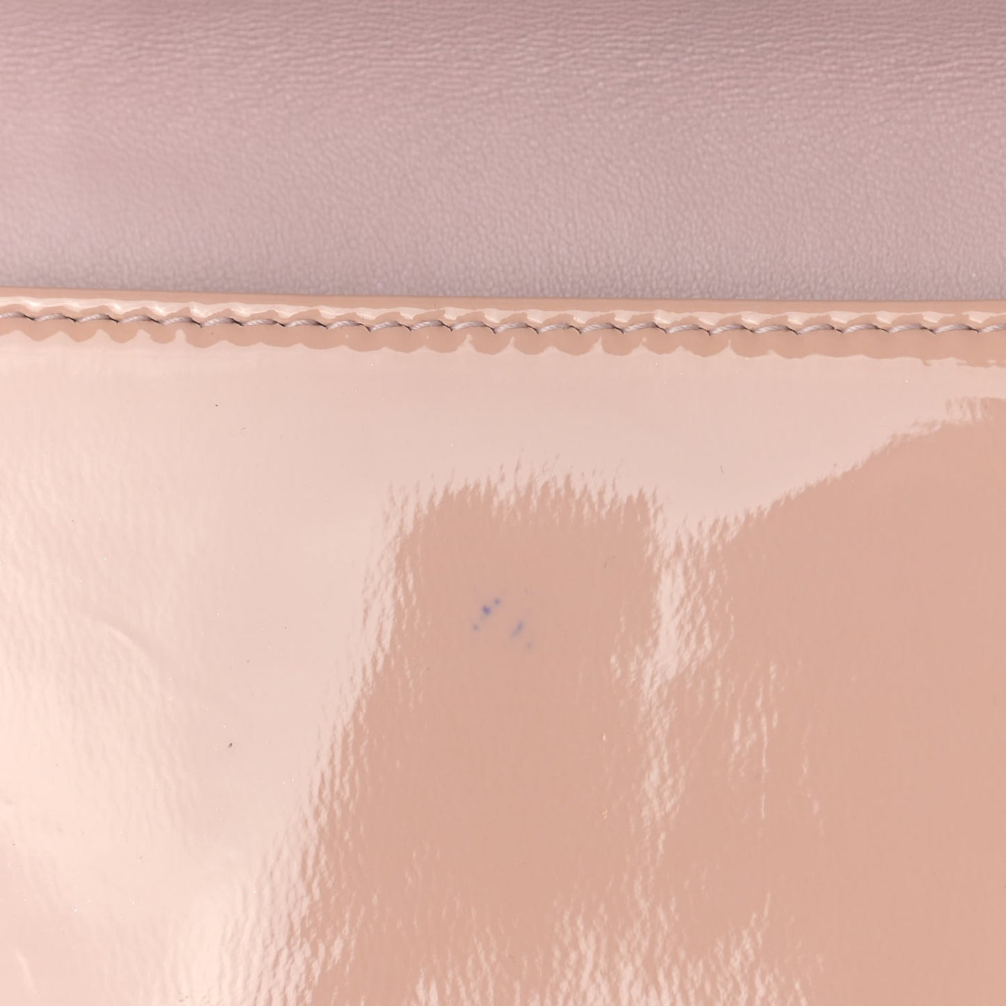 Patent Cannage Lady Dior Convertible Clutch Light Pink