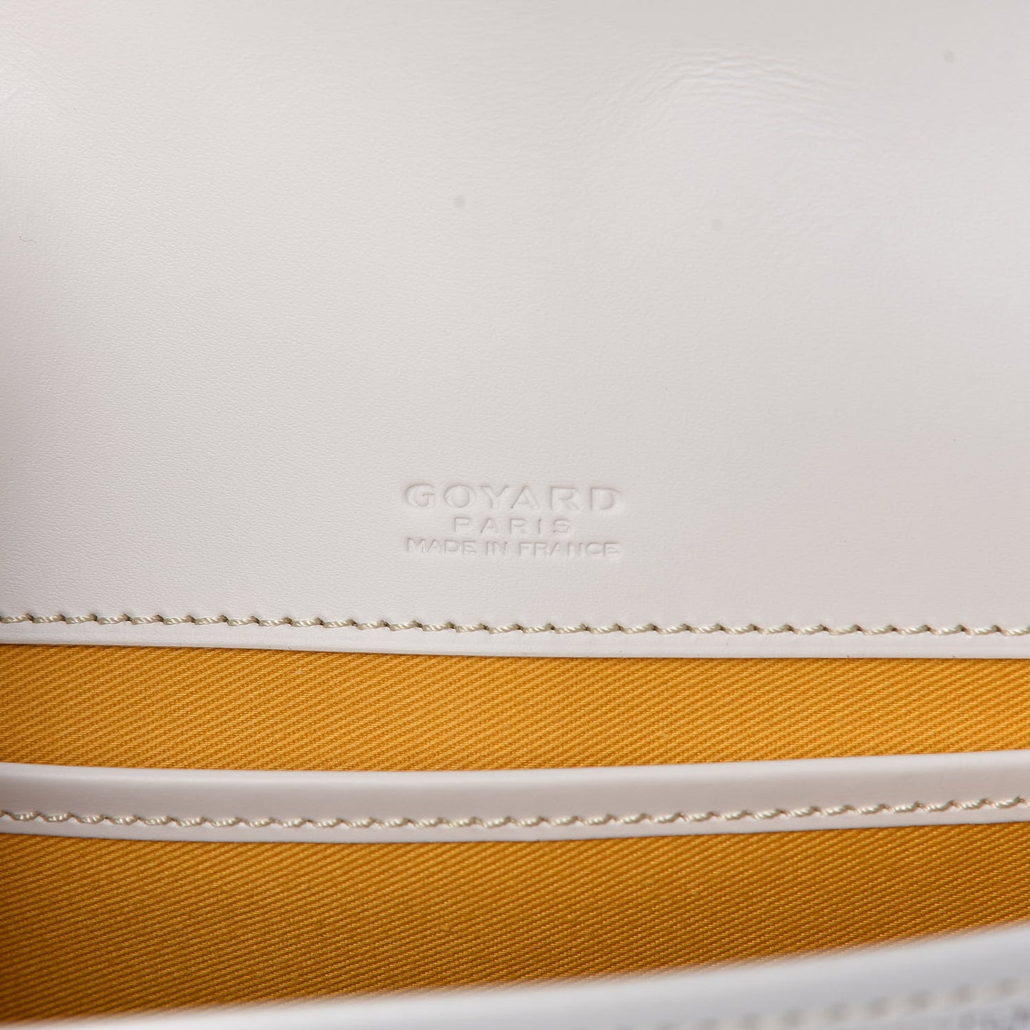 Goyardine Belvedere II PM Messenger Bag White