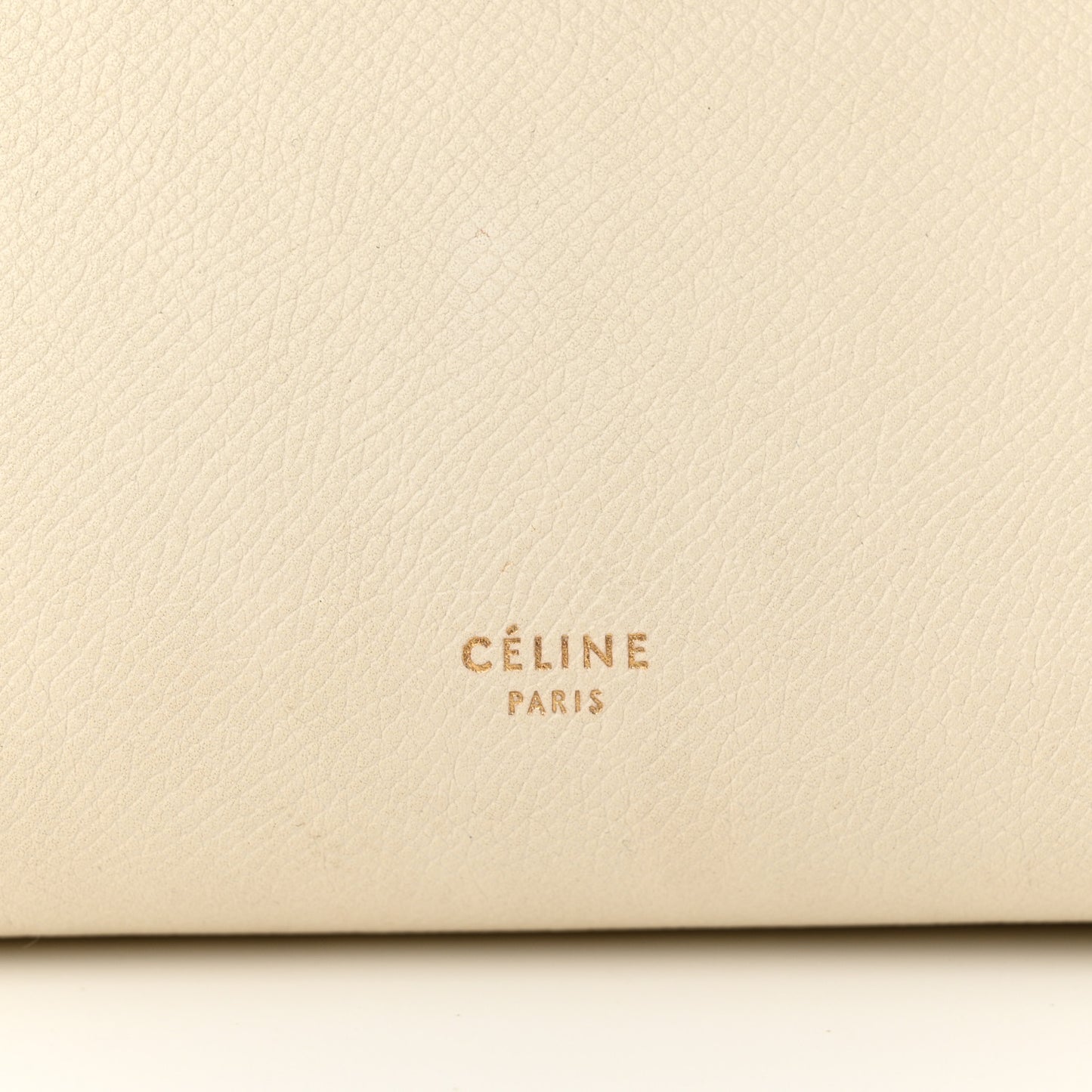 Grained Calfskin Micro Belt Bag White