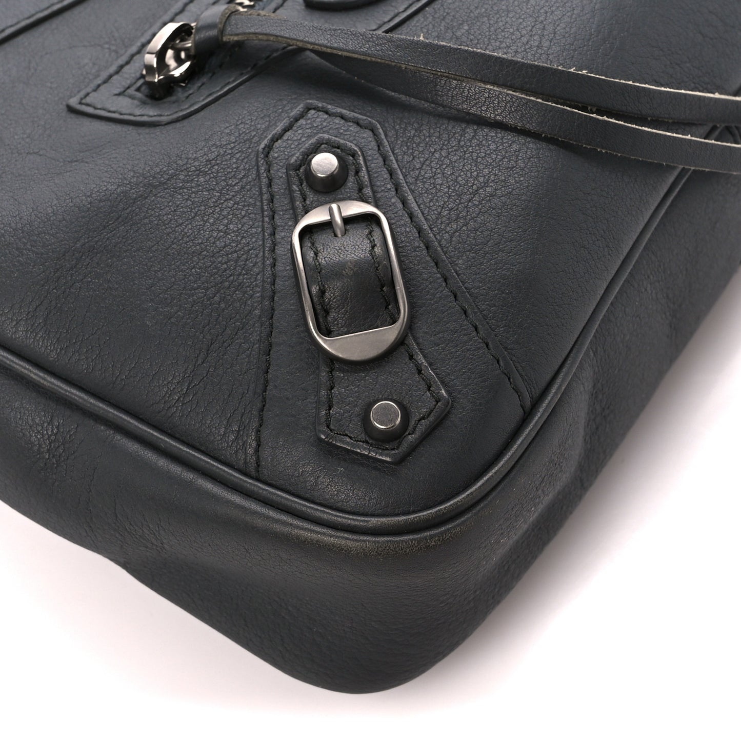 Veau Soyeux Classic Hardware Hip Gris Fossile