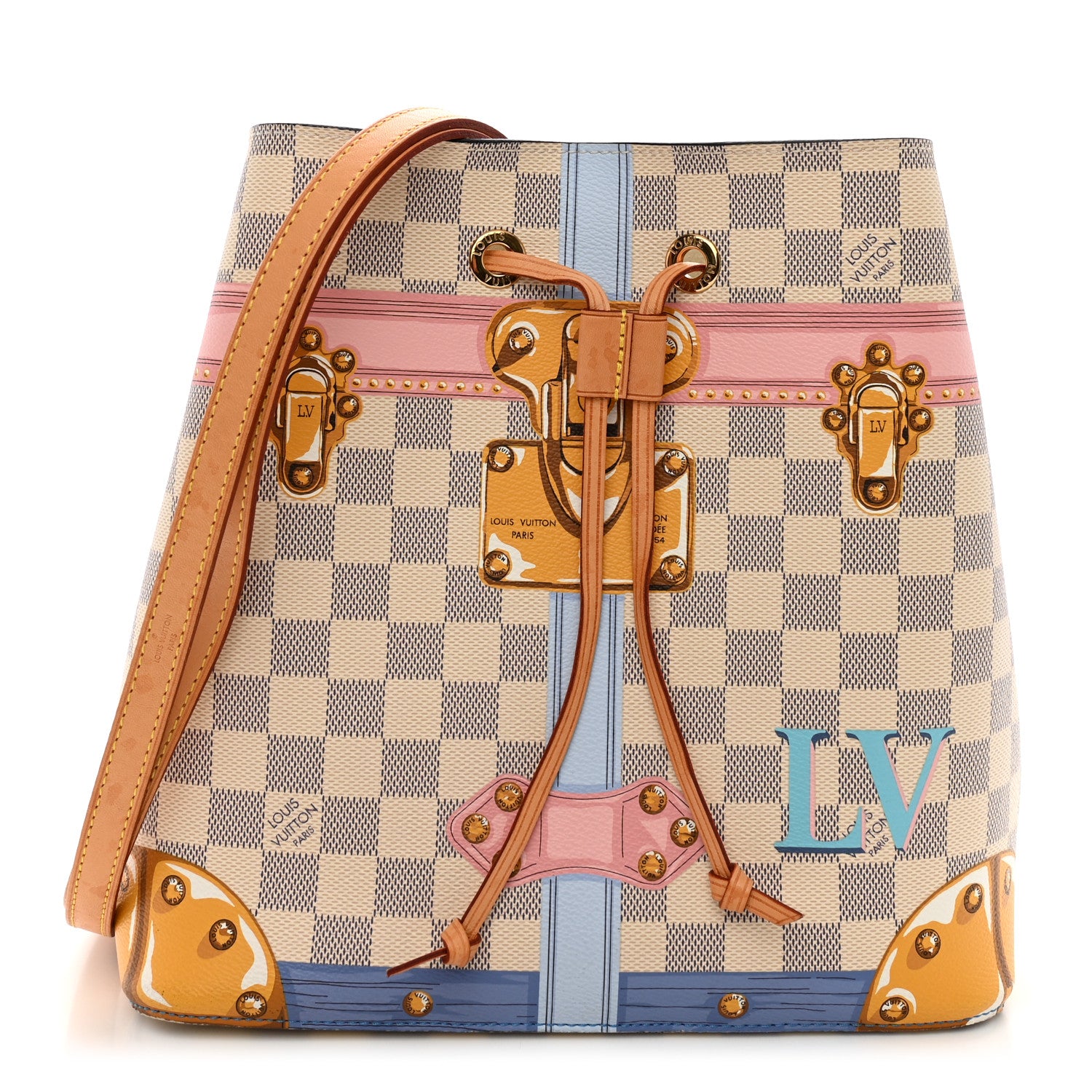 Louis Vuitton Damier Azur Summer Trunks Neonoe 1 of 10
