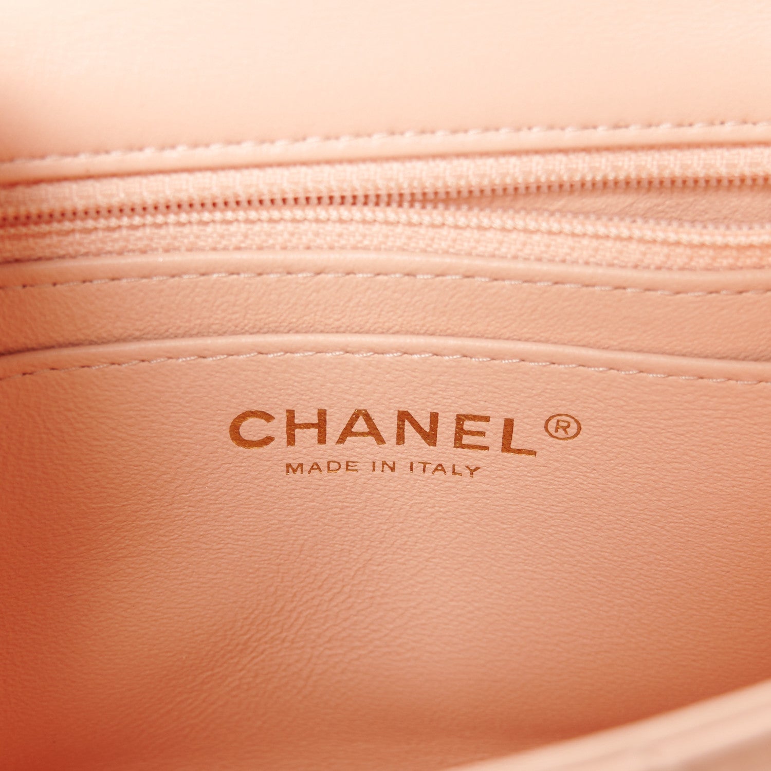 Chanel Lambskin Quilted Mini Square Flap Light Pink 6 of 12