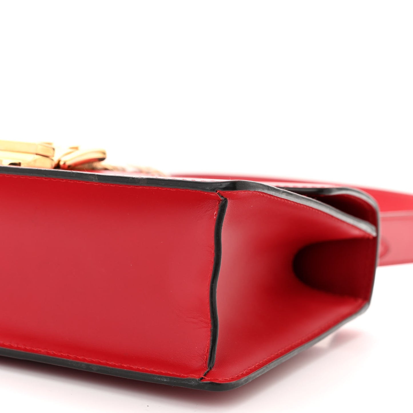 Calfskin Small Sylvie Shoulder Bag Hibiscus Red