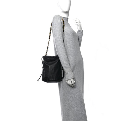Khaite Smooth Calfskin Aria Bucket Bag Black 3 of 11
