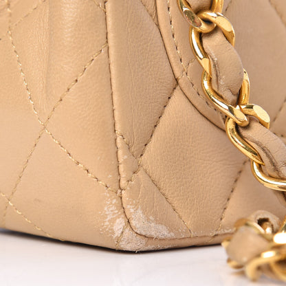 Chanel Lambskin Mini Square Flap Beige 12 of 18