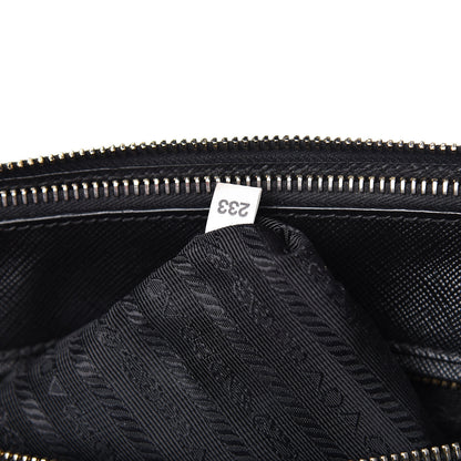 Prada Saffiano Medium Galleria Double Zip Tote Black 10 of 26