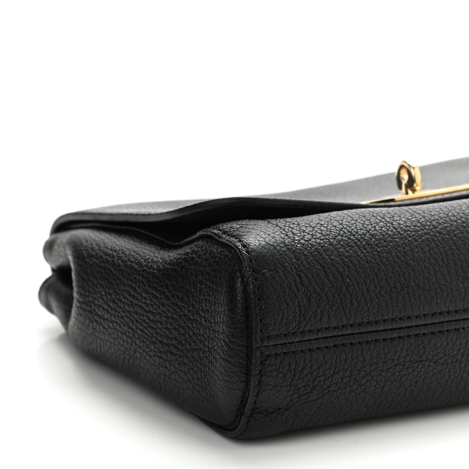 Mulberry Glossy Goatskin Small Lily Flap Black 10 of 12