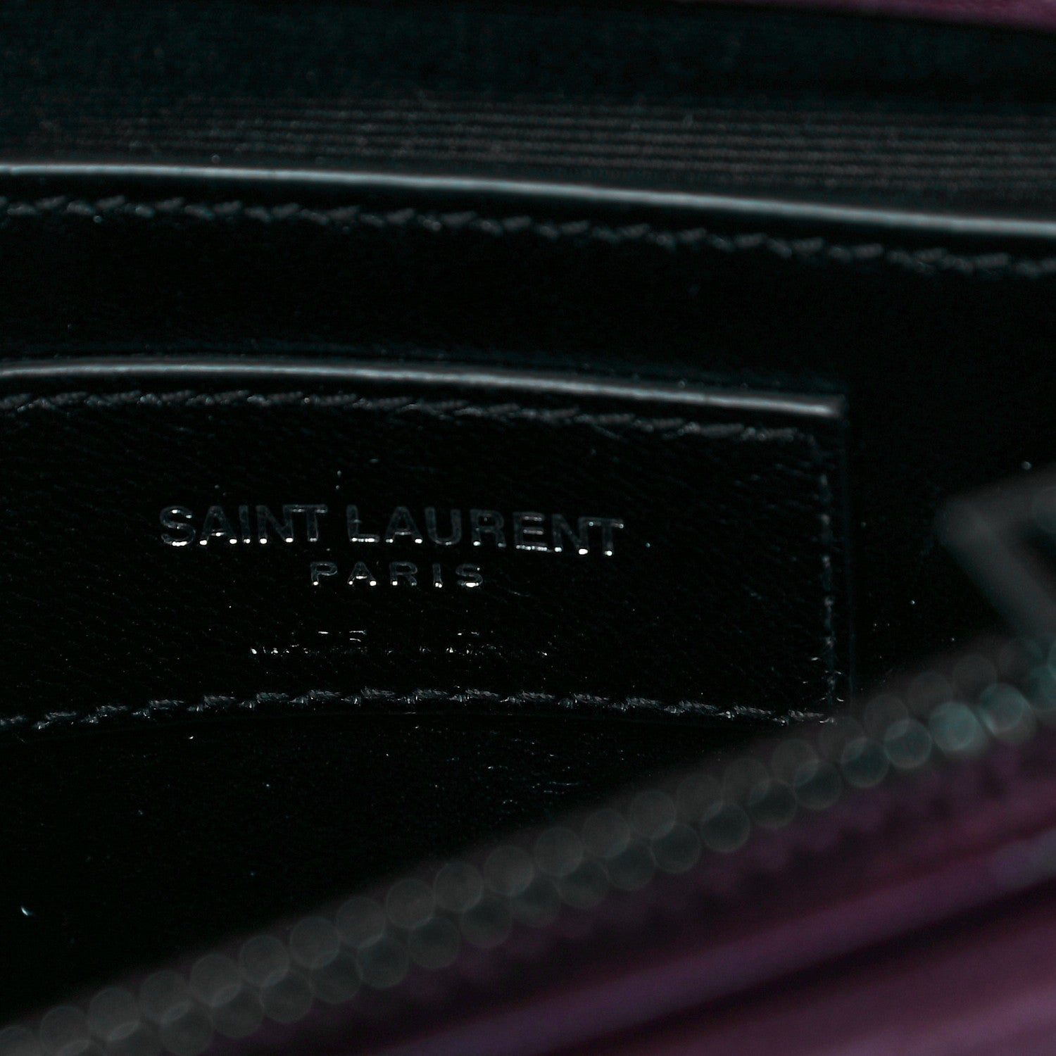 Saint Laurent Sheepskin Matelasse Chevron Monogram Medium College Bag Rouge Legion 5 of 24