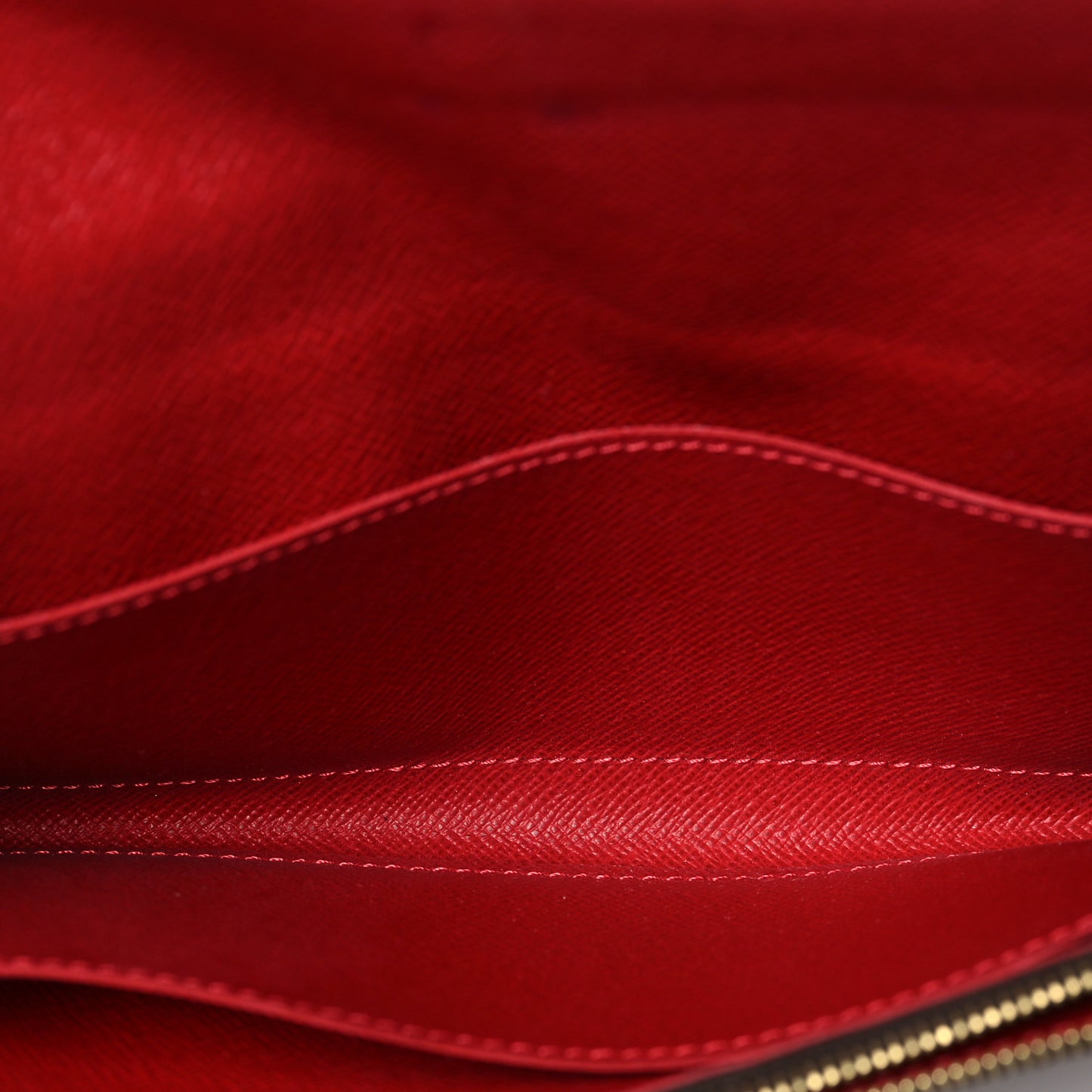 Damier Ebene Caissa Wallet Cherry