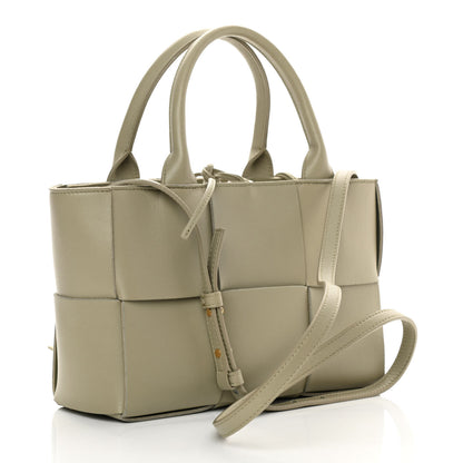 Bottega Veneta Nappa Maxi Intreccio Mini Arco Tote Taupe 4 of 11