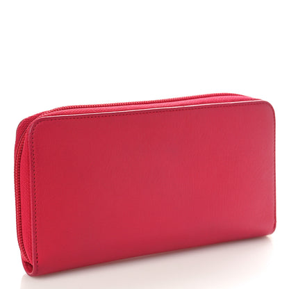 Chanel Caviar Large Timeless CC Zip Around Wallet Pink 3 of 9