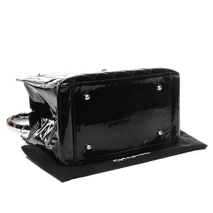 Chanel Patent Petit Timeless Shopping Tote PTT Black 4 of 8