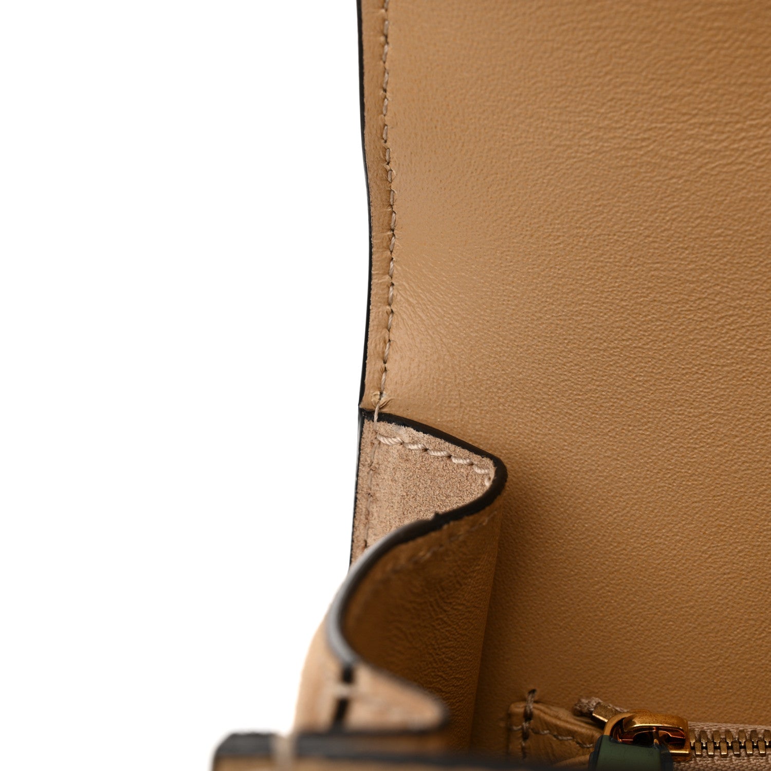 Salvatore Ferragamo Calfskin Suede Small Boxyz Beige 12 of 14