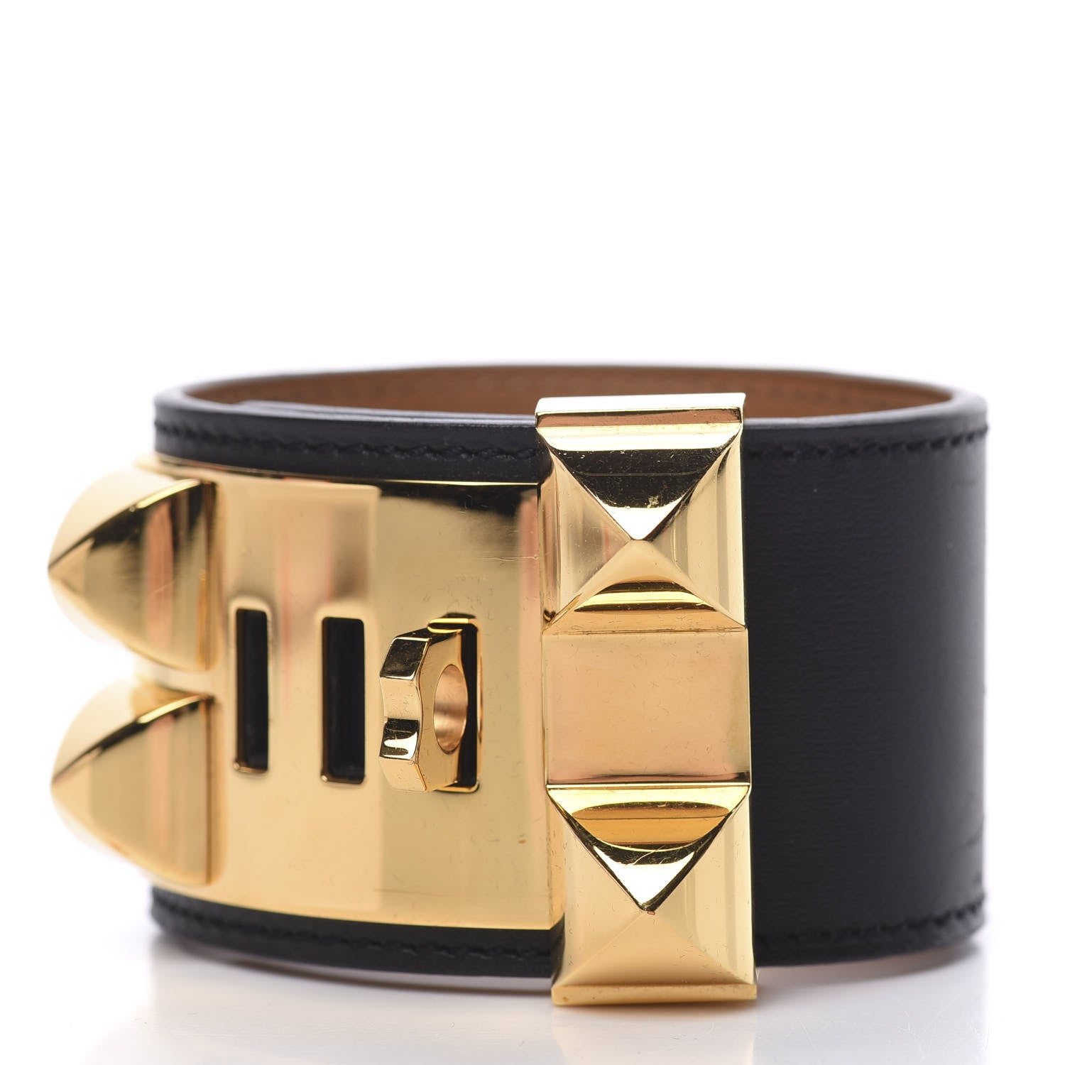 Hermes Chamonix Collier De Chien CDC Bracelet S Black 3 of 7
