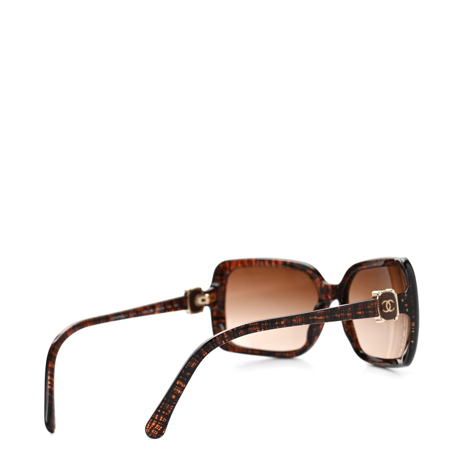 CC Tweed Effect Sunglasses 5175 Brown