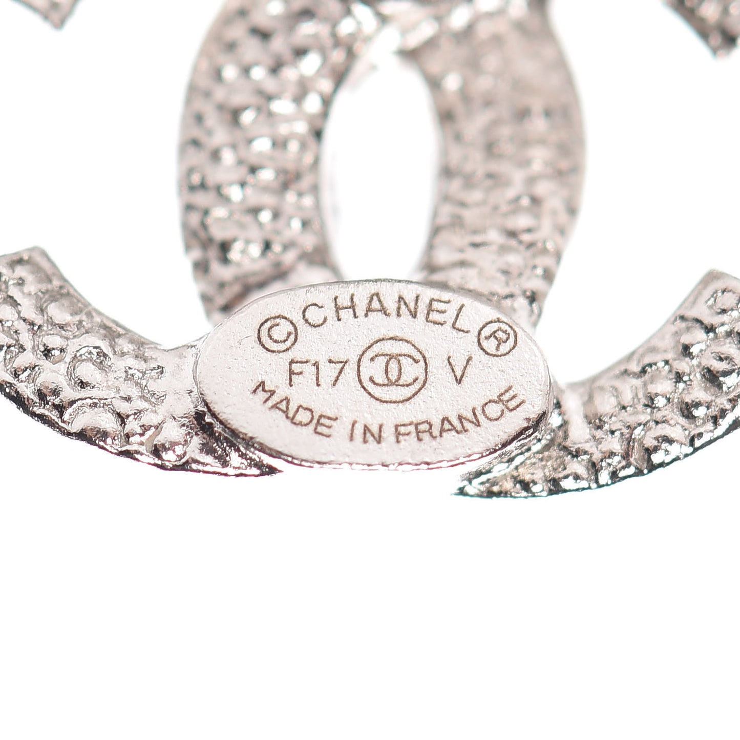 Crystal Mini Timeless CC Earrings Silver