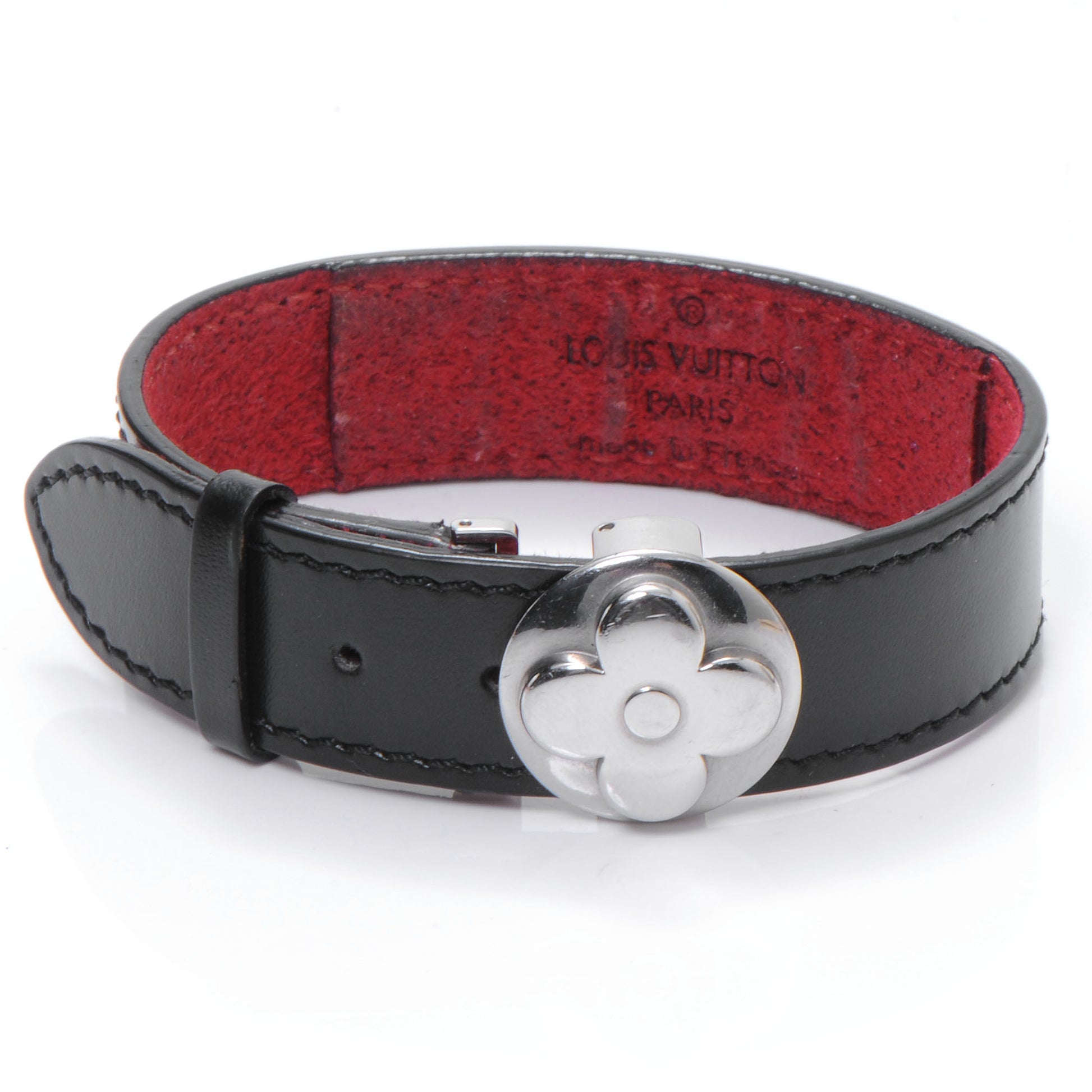 Louis Vuitton Mat Monogram Wish Bracelet Black 1 of 7