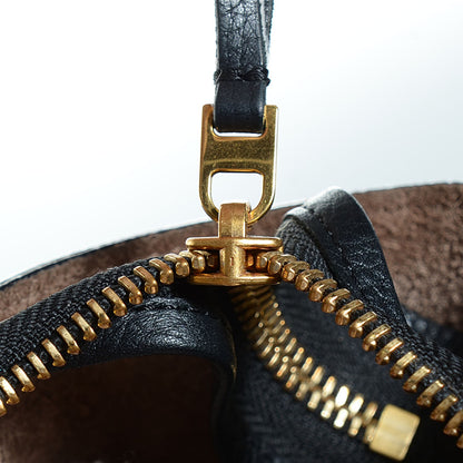 Celine Drummed Calfskin Mini Belt Bag Black 8 of 9