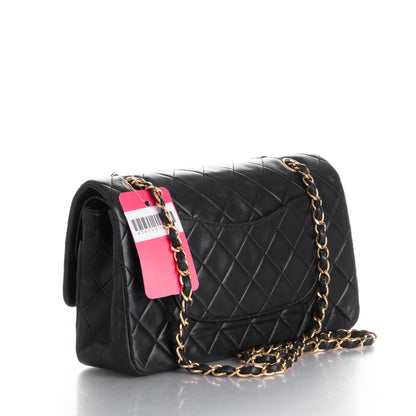 Chanel Lambskin Quilted Medium Double Flap Black 3 of 8