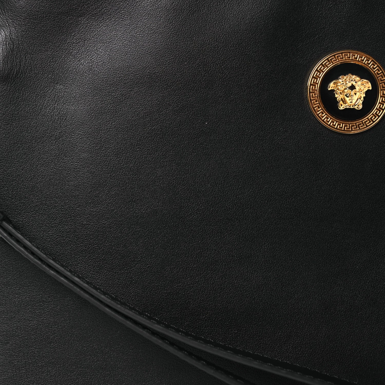 Versace Calfskin La Medusa Large Pouch Black 7 of 8