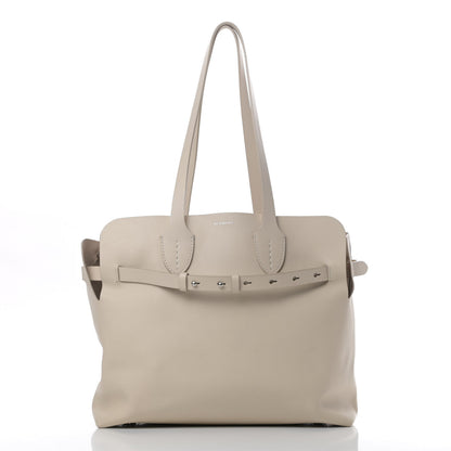 Burberry Soft Smooth Calfskin Medium Tote Limestone 3 of 11