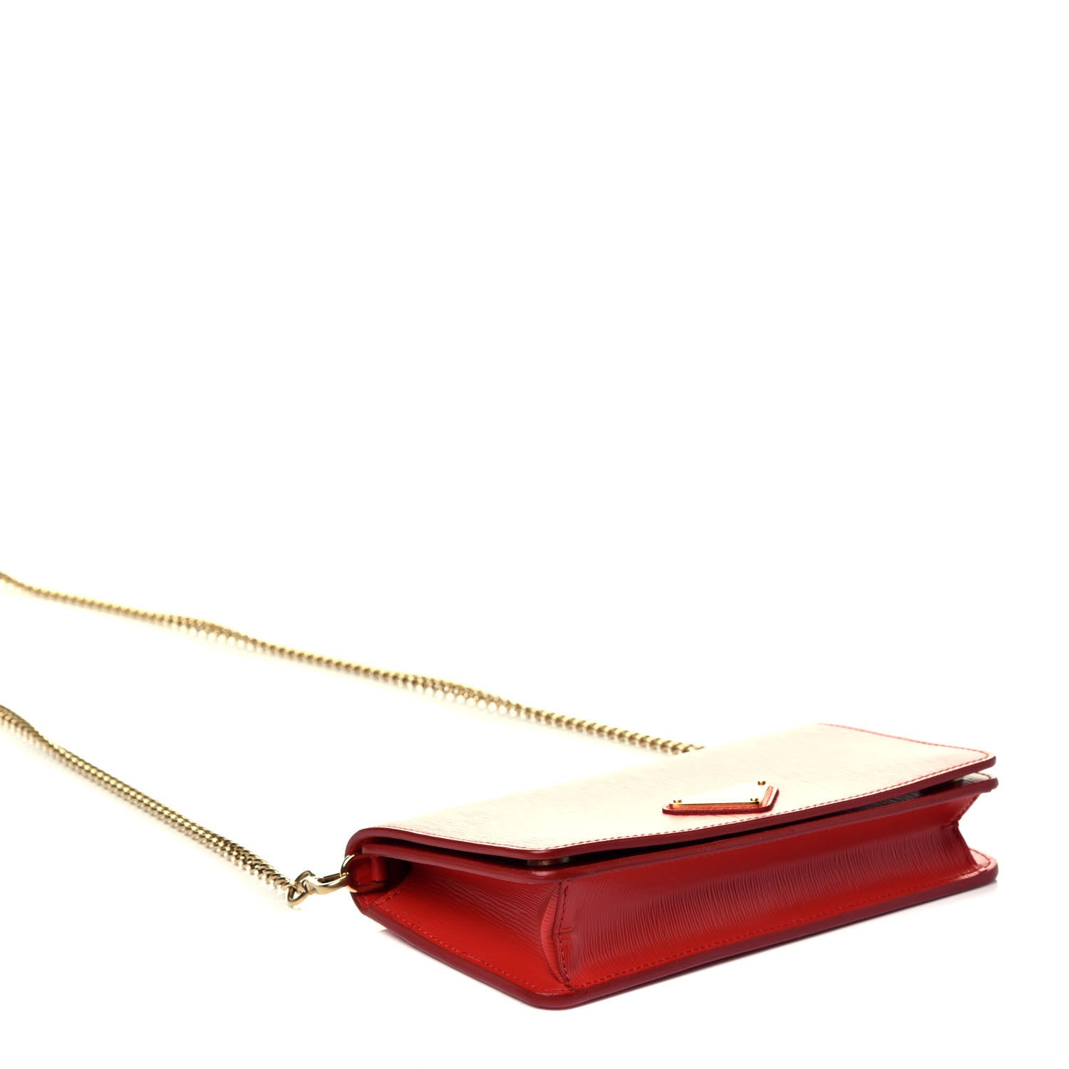 Prada Vitello Move Triangle Logo Mini Crossbody Bag Lacca 4 of 9