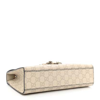 Gucci Guccissima Signature Medium Emily Chain Shoulder Bag Mystic White 4 of 10