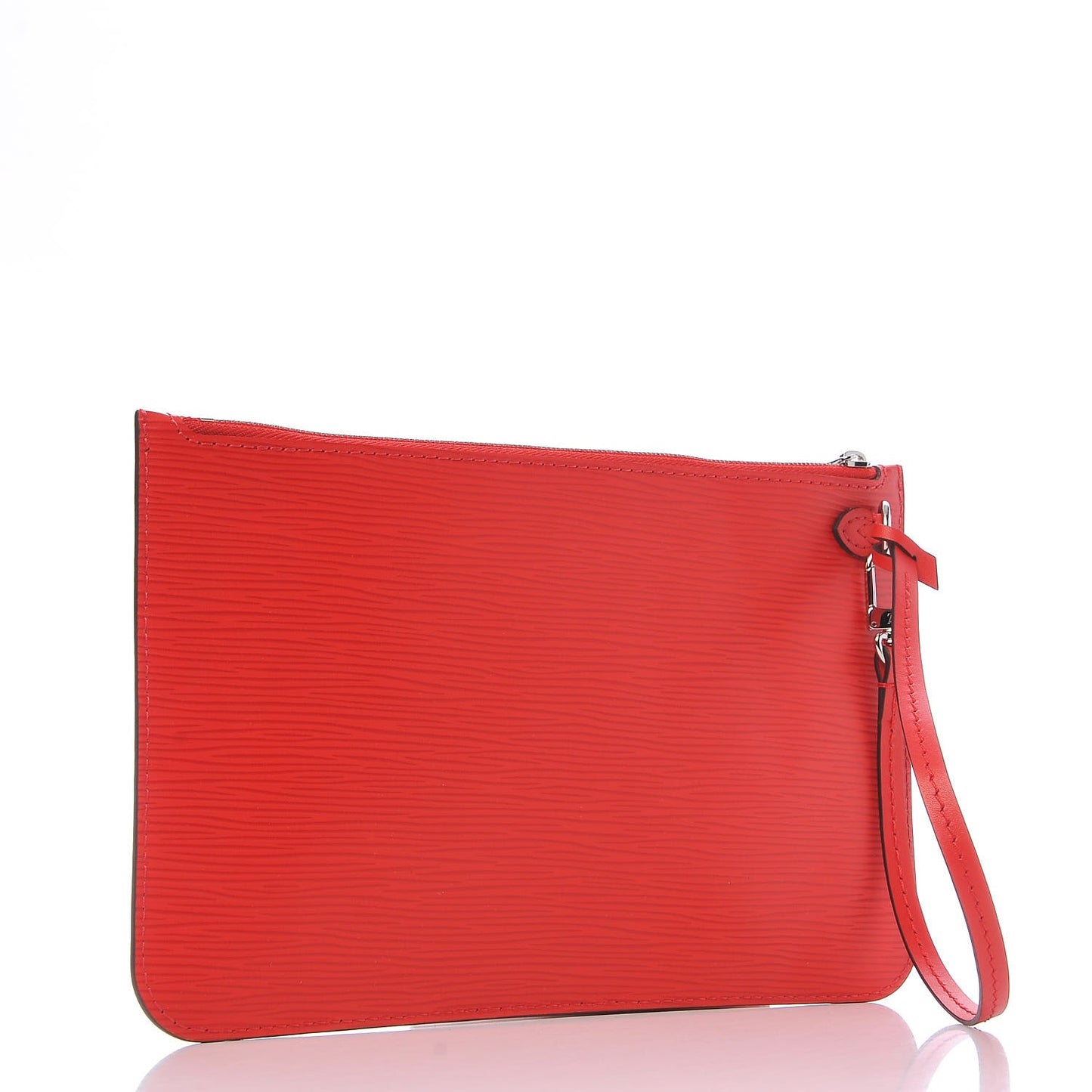 Epi Neverfull Pochette MM GM Coquelicot
