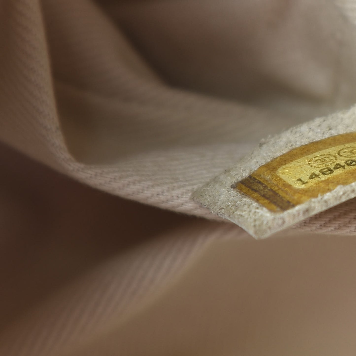 Lambskin Quilted Large Soft Touch Flap Beige