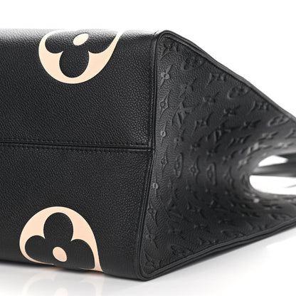 Louis Vuitton Empreinte Monogram Giant Crafty Onthego GM Black Creme 9 of 9