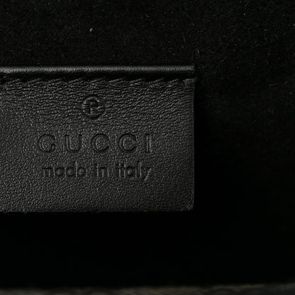 Gucci GG Supreme Monogram Suede Crystal Small Dionysus Shoulder Bag Beige Ebony Black 6 of 11