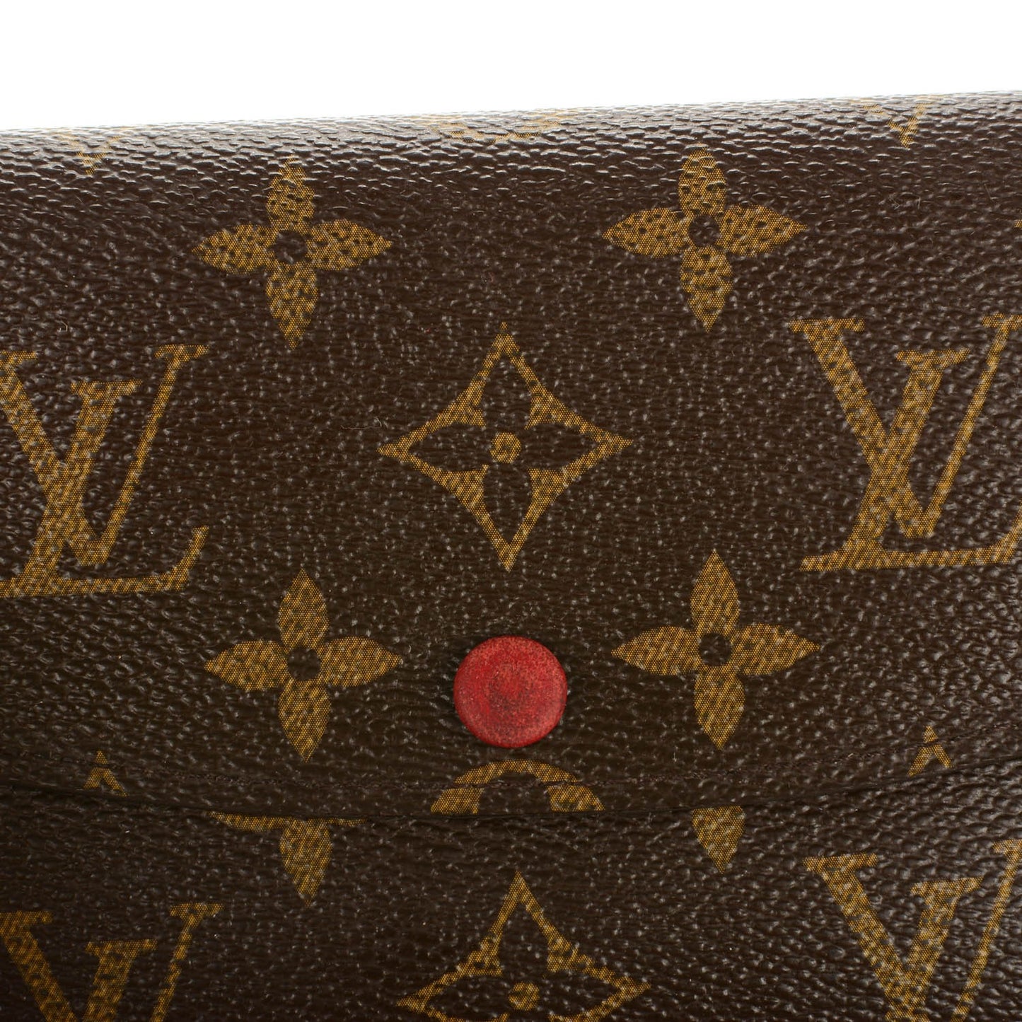 Monogram Emilie Wallet Red