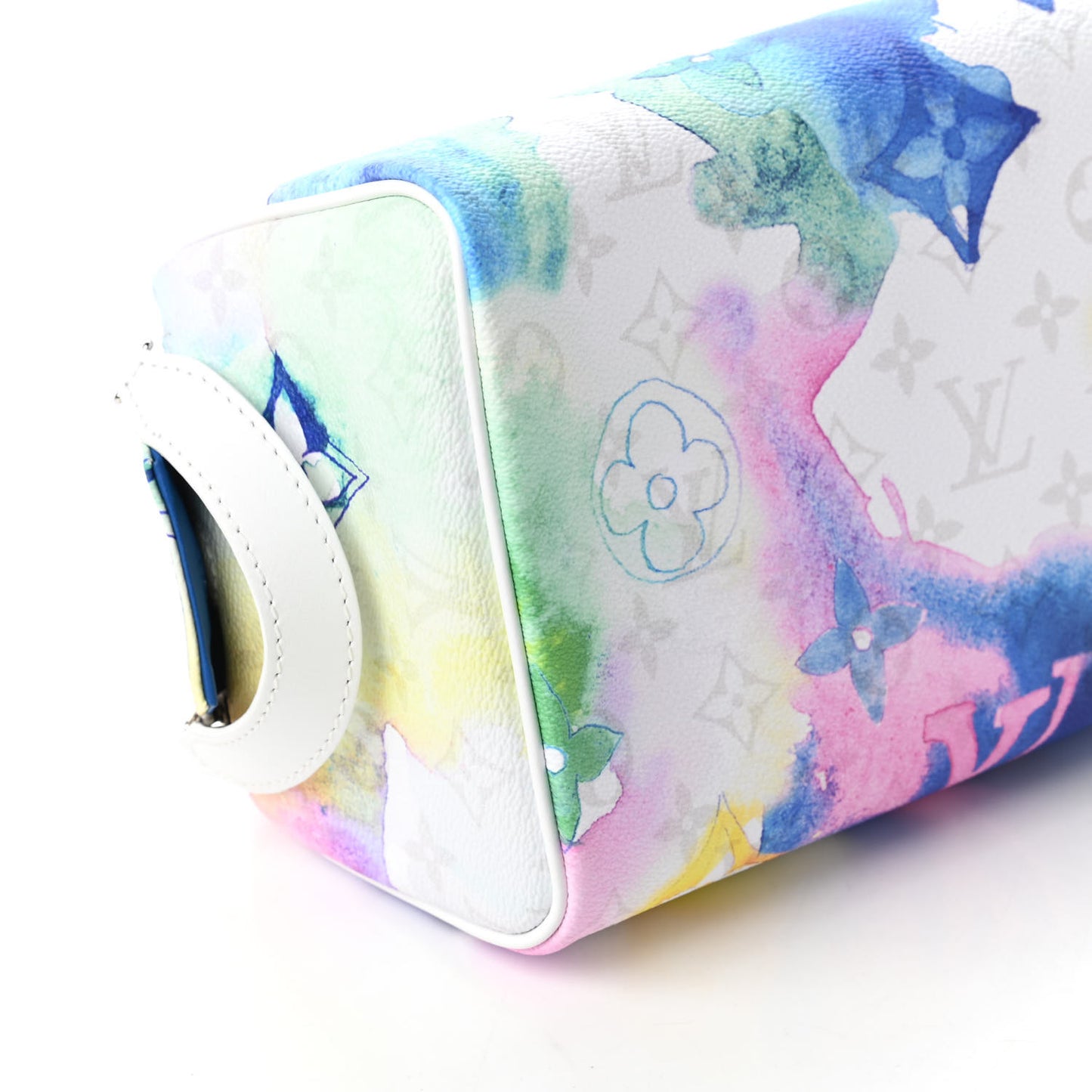 Monogram Watercolor Dopp Kit Toilet Pouch Multicolor